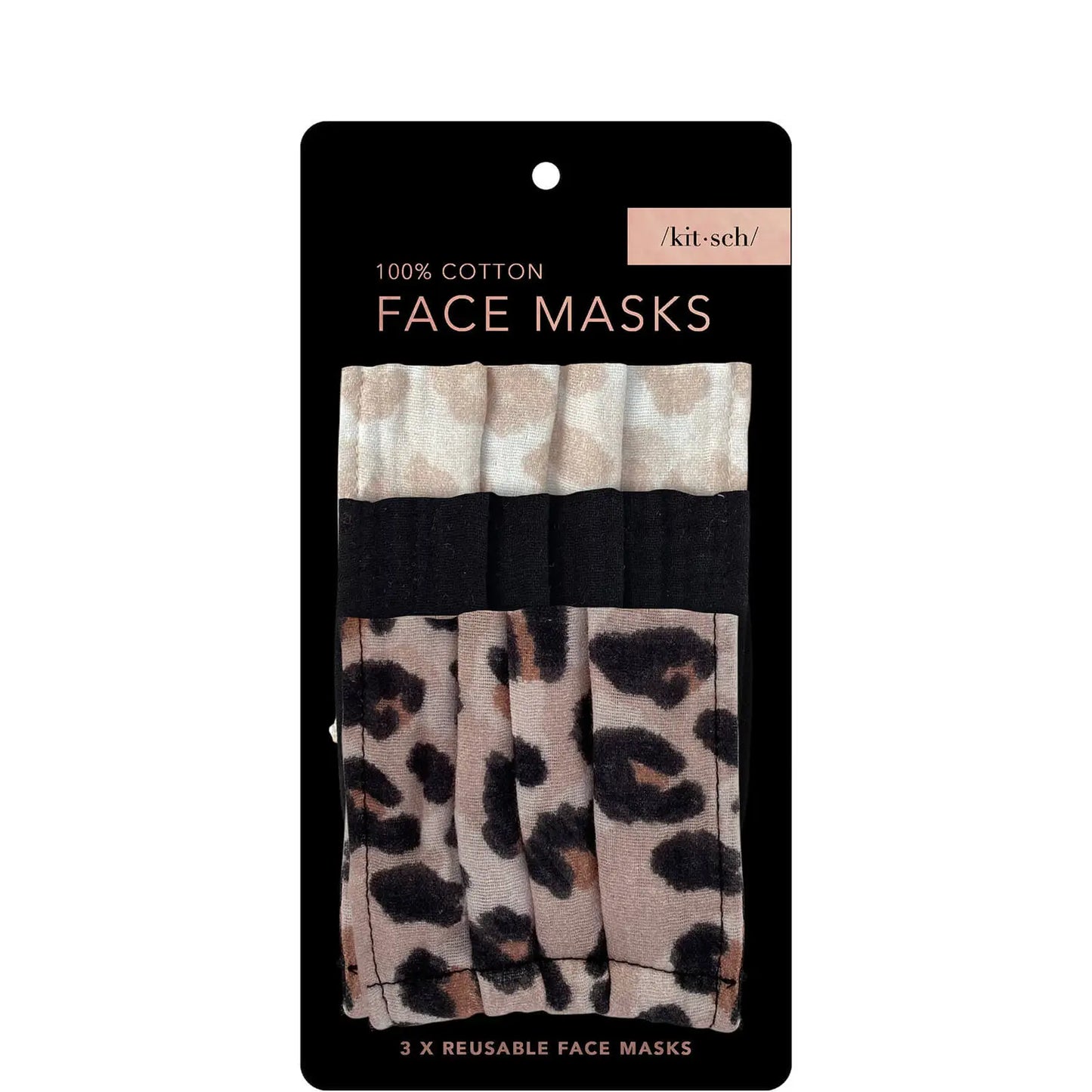 Kitsch Cotton Face Mask 3 Piece Set