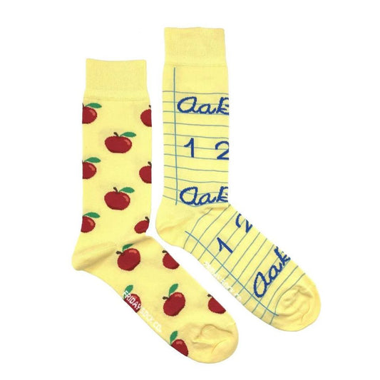 Men's Apple & Teacher Socks