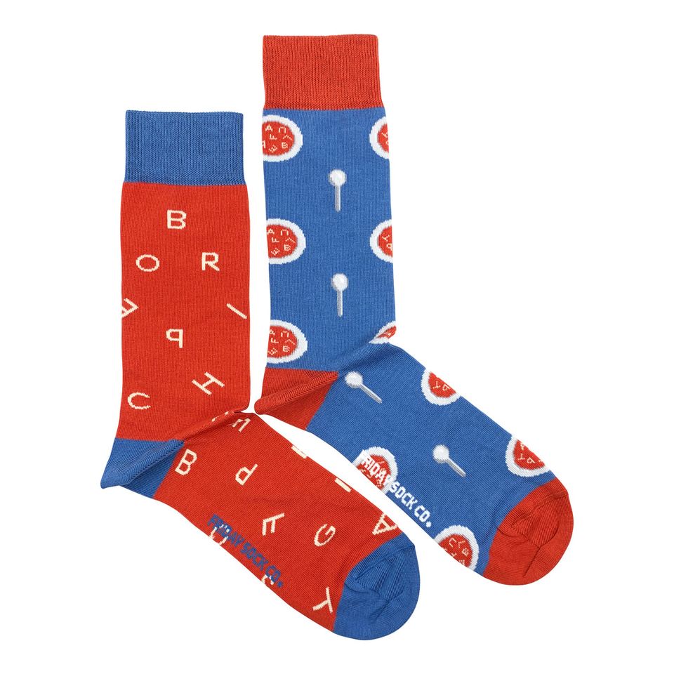 Alphabet Soup Canned Socks