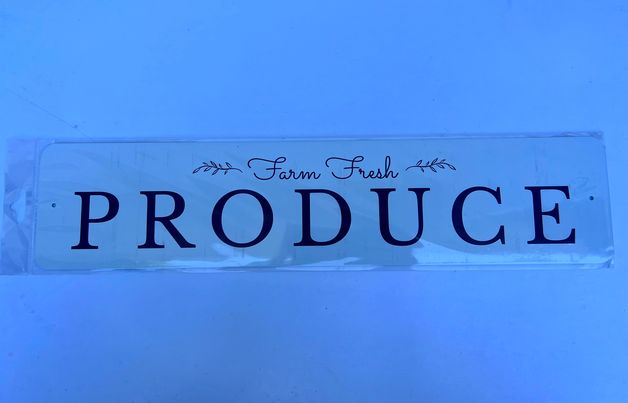 Farm Fresh Produce Sign