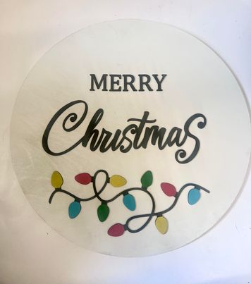 Christmas Lights Sign