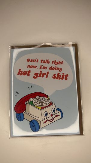 Hot Girl Card