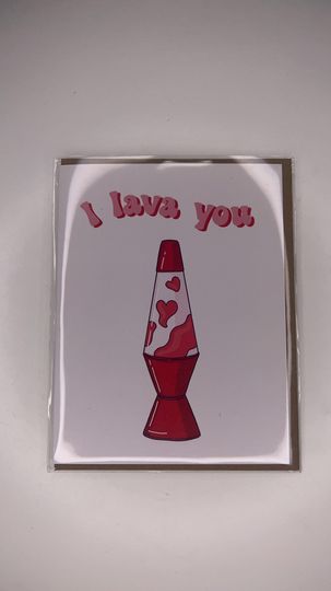 I Lava You Card