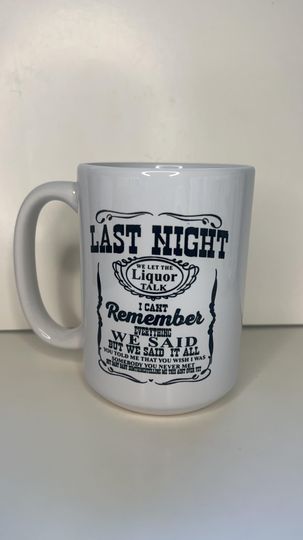 Last Night Mug