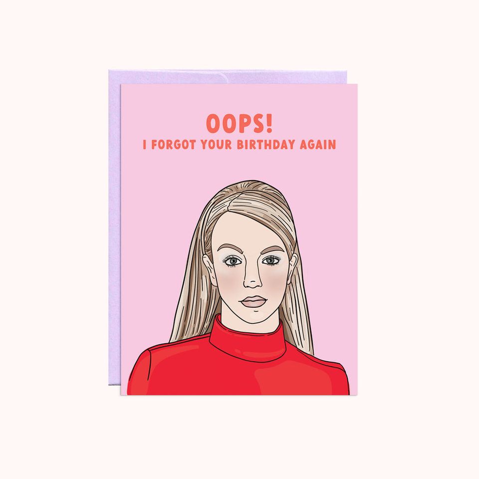 Oops I Forgot Again / Birthday Card