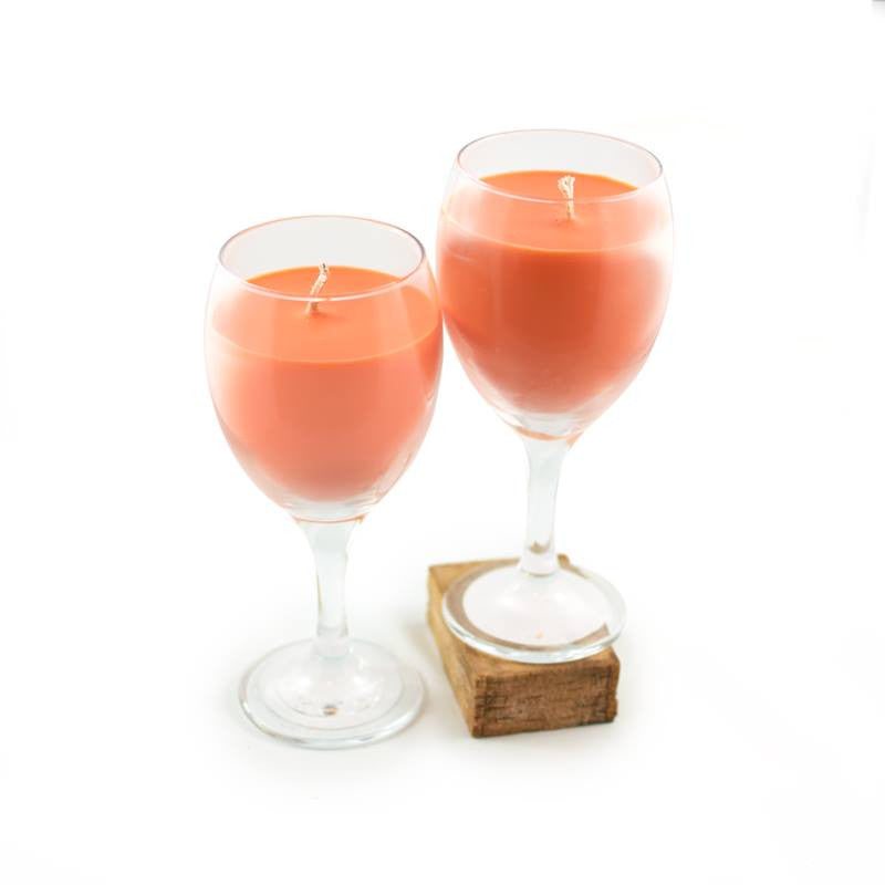 Pumpkin Spice Latte Wine Glass Set