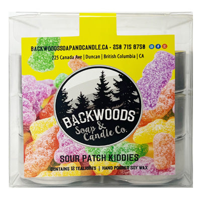 Sour patch kiddies tealights
