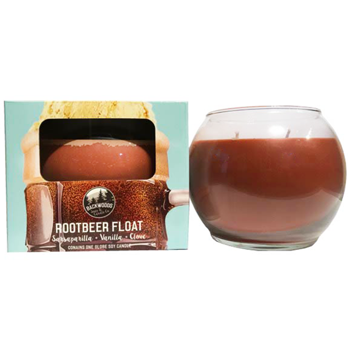 Root beer float globe