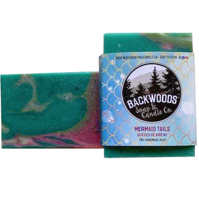Mermaid tail soap