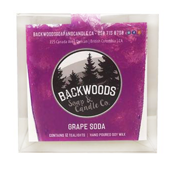 Grape soda tealights