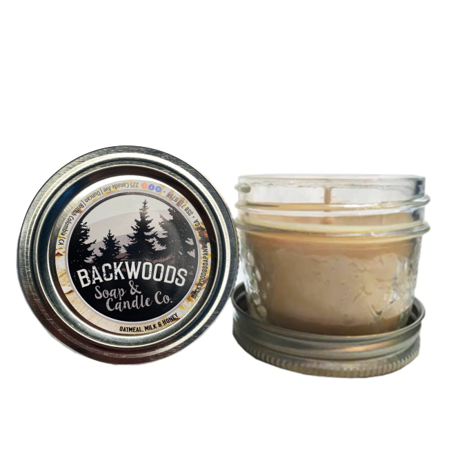Oatmeal, Milk & Honey Mini Mason Candle