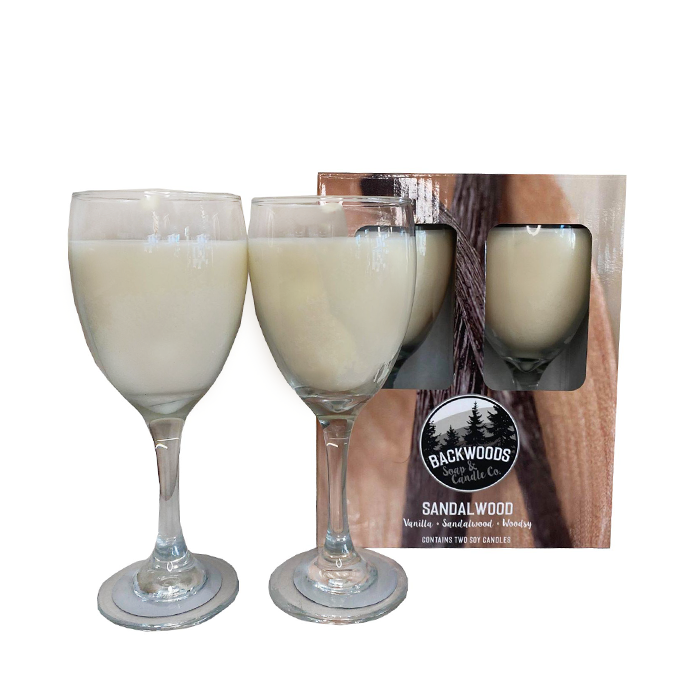 Sandalwood Wine Glass Set