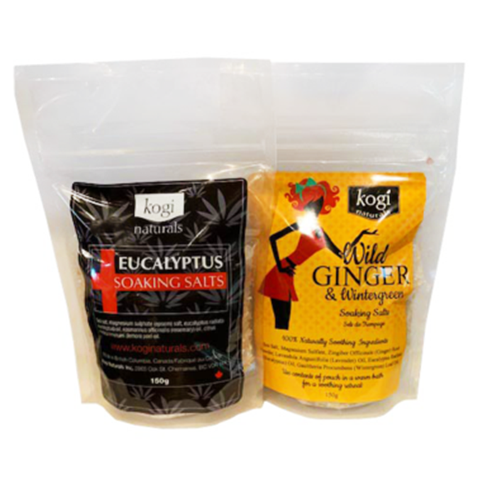 Wild ginger and eucalyptus salts duo 150g