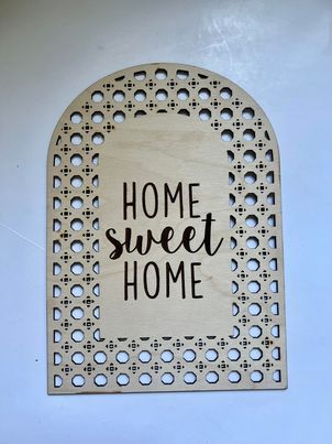 Home Sweet Home Wood Sign