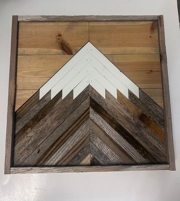 Mountain Wood Sign