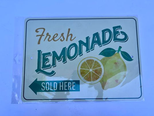 Fresh Lemonade Sign