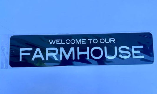 Welcome Farmhouse Sign