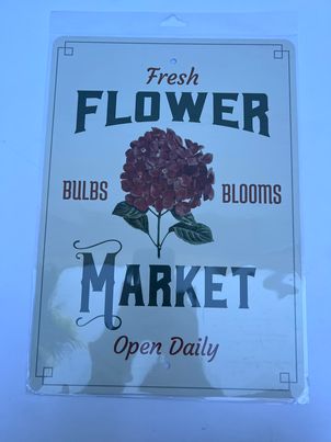 Flower Market Sign