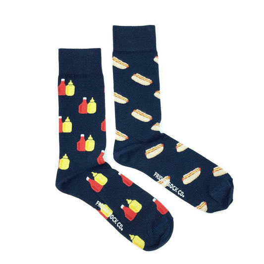 Men's Mustard Ketchup & Hot Dog Socks