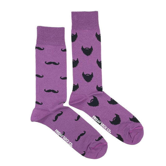 Men's Beard & Moustache Socks