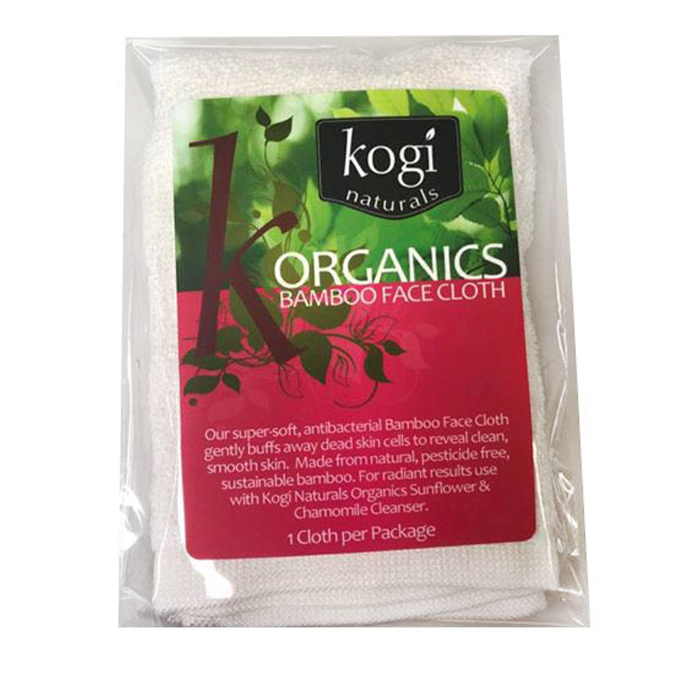 Organics Bamboo Face Cloth- 1 pack