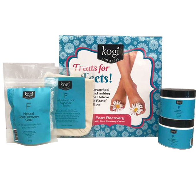 Foot Recovery "Treats for Feets" Pedicure Gift Box (Cream)