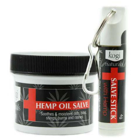 Hemp oil salve and stick