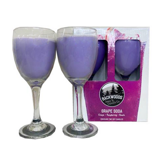 Grape soda wine glass