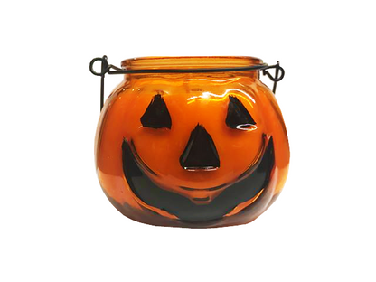 Jack O Lantern Pumpkin Spice Latte Candle