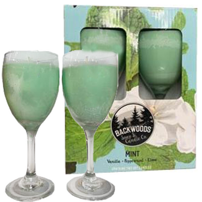 Mint Wine Glass