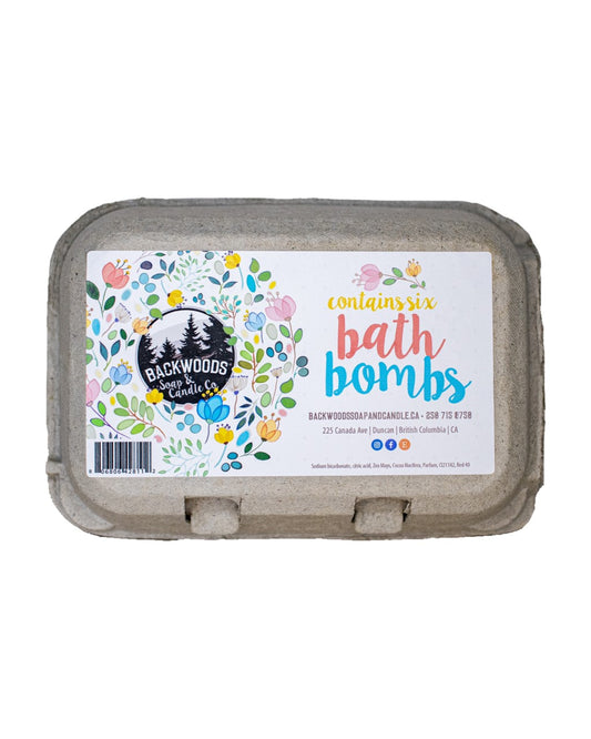 6 Pack Egg Bath Bombs
